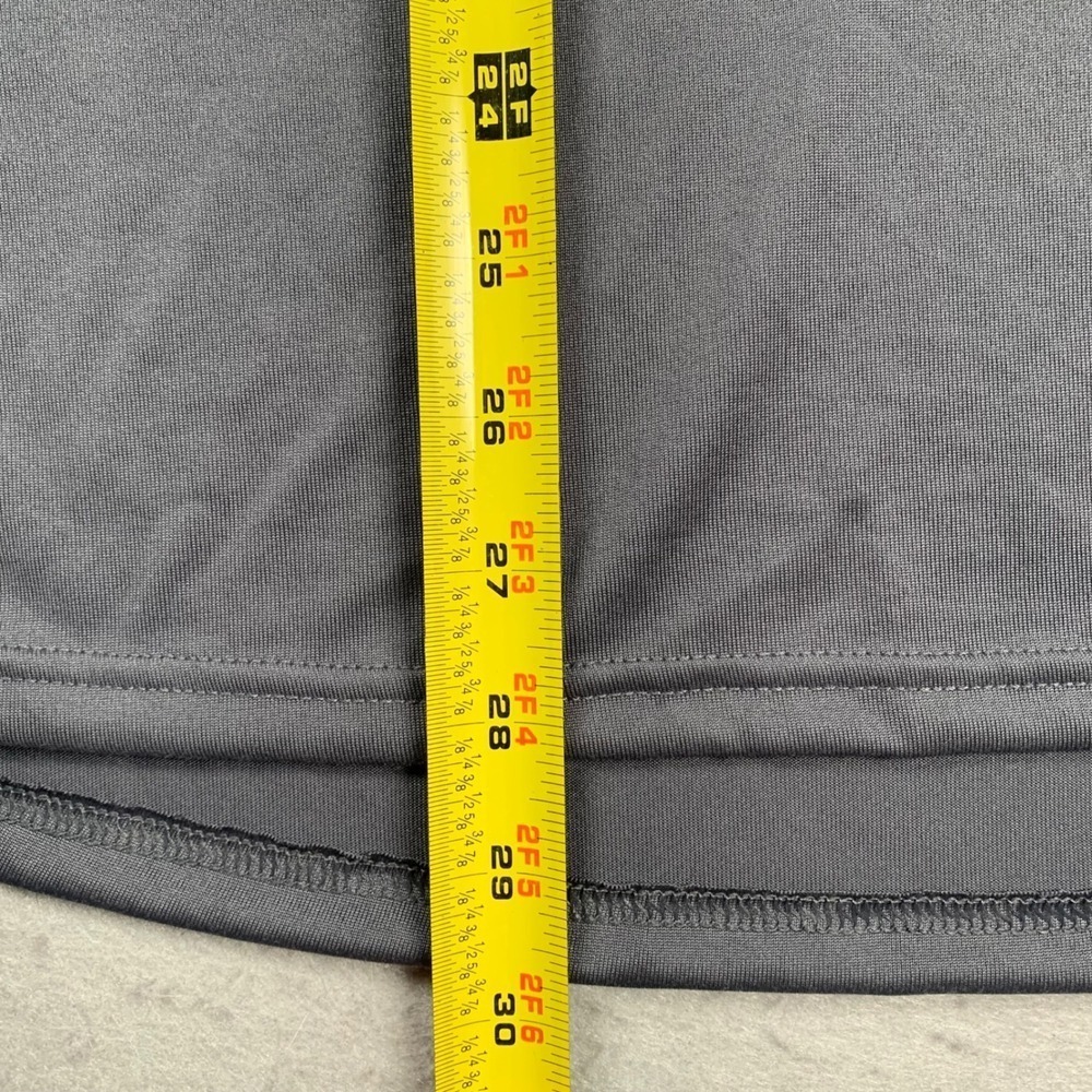 Under Armour Team Tech Shirt Mens Medium Gray Short Sleeve Loose Fit Lightweight - Picture 4 of 9